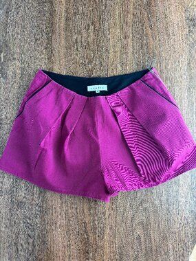 Sandro Fuchsia Low-Rise Mini Shorts
